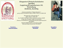 Tablet Screenshot of pietarinkatulapset.kpnet.com